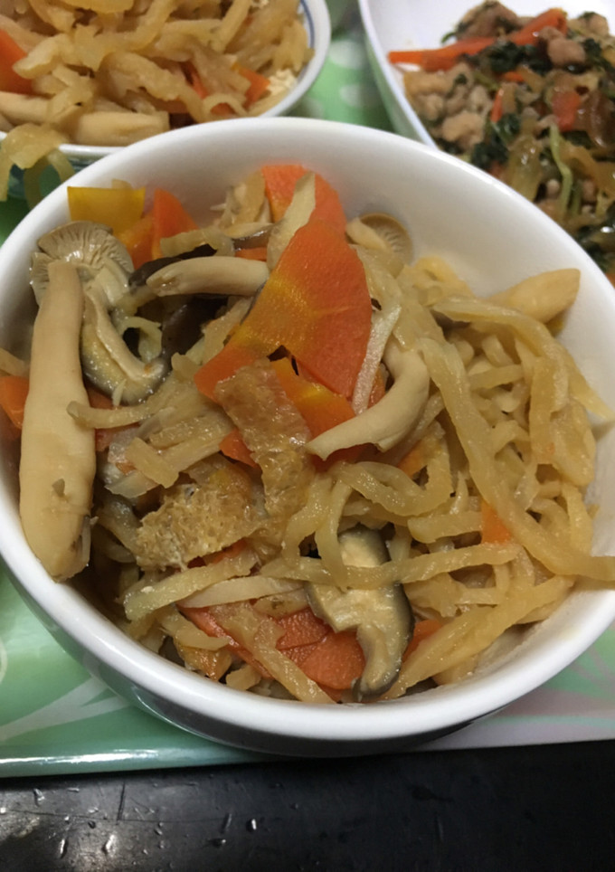 【おかず】切り干し大根の煮物。-レシピのメイン写真