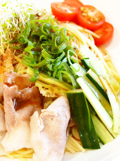 簡単な冷しゃぶサラダパスタ-レシピのメイン写真