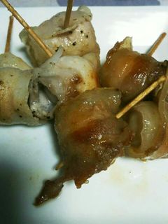 超簡単♪うずら卵の白黒肉巻き-レシピのメイン写真
