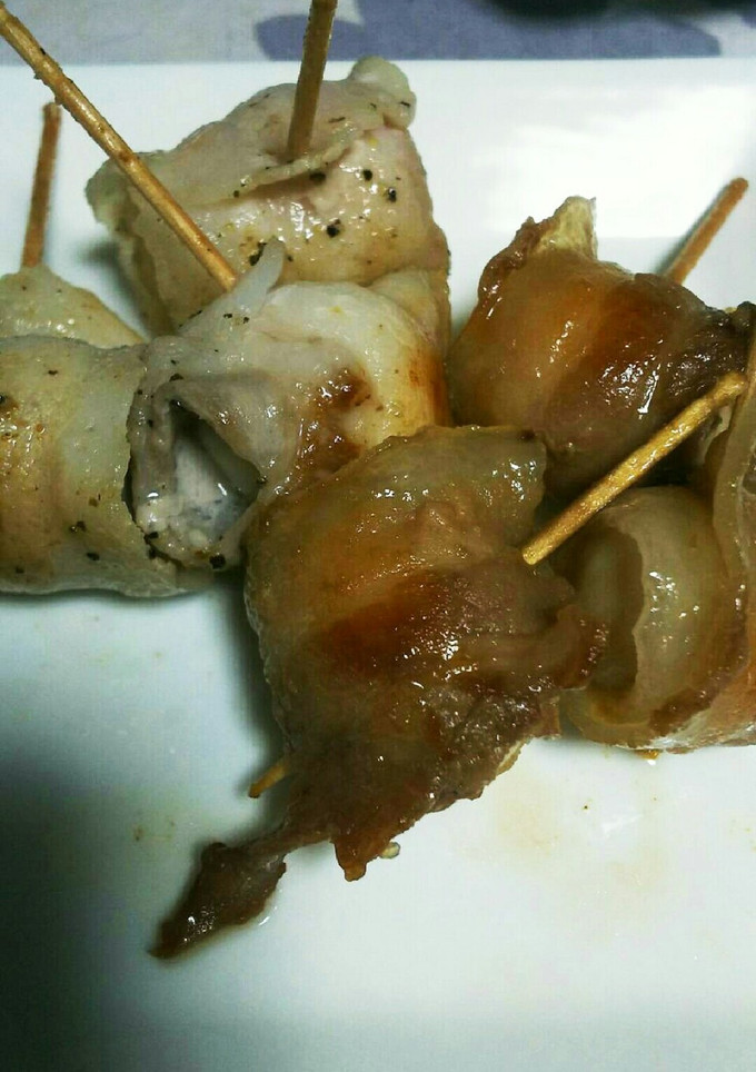 超簡単♪うずら卵の白黒肉巻き-レシピのメイン写真
