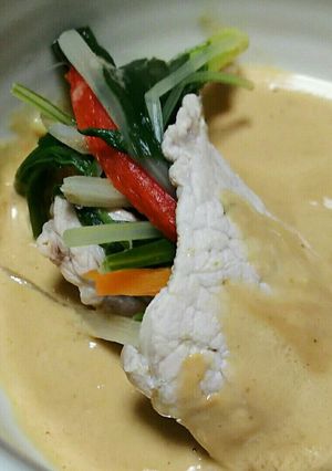 細切り野菜の花束しゃぶしゃぶ-レシピのメイン写真
