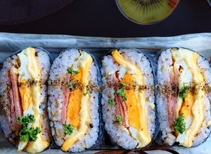 簡単オシャ飯♡クロックマダムおにぎらず！-レシピのメイン写真