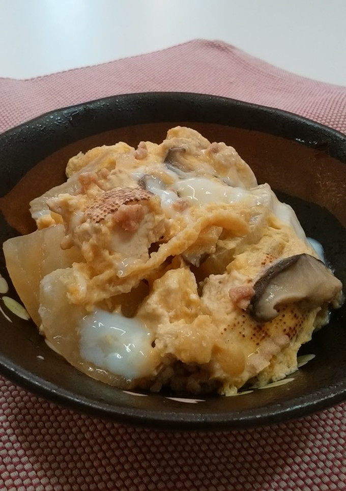 豆腐と大根あっさり卵とじ煮-レシピのメイン写真