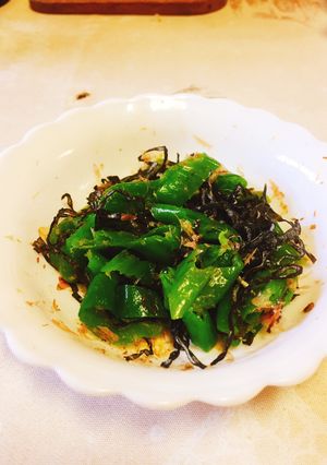 ししとうの塩昆布合え-レシピのメイン写真