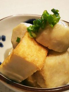 懐かしい☆里芋と厚揚げの炊いたん(煮物)-レシピのメイン写真