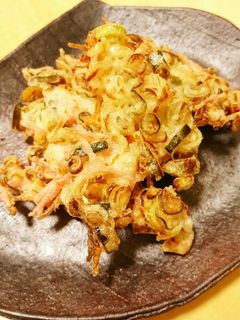 長ネギと紅しょうがのかき揚げ-レシピのメイン写真