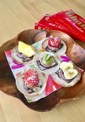 いろいろ乗っけて♬チョコっとピザ風♡-レシピのメイン写真
