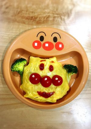 野菜たっぷりアンパンマンオムライス☆-レシピのメイン写真