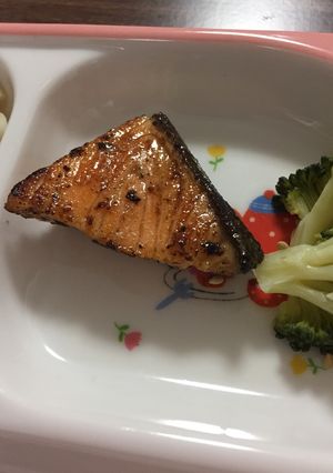 離乳食☆後期 鮭のマヨネーズ焼き-レシピのメイン写真