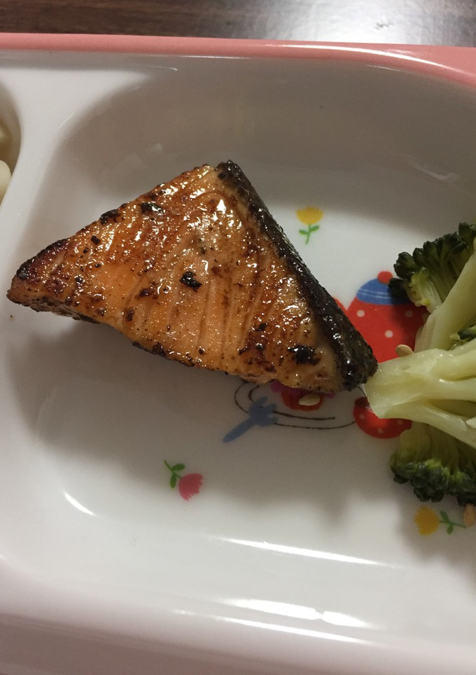 離乳食☆後期 鮭のマヨネーズ焼き-レシピのメイン写真