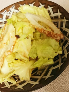 キャベツと竹輪の味噌マヨ和え-レシピのメイン写真