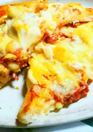 コンビーフポテトピザ-レシピのメイン写真