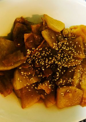 簡単☆彡大根ベーコンカレー炒め-レシピのメイン写真