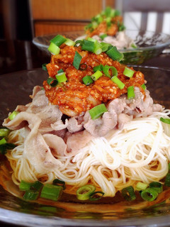 かんたんゴマキムチ素麺♪-レシピのメイン写真