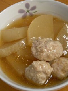 大根と鶏団子の煮物-レシピのメイン写真