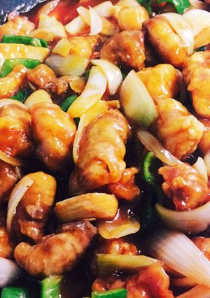 巻き巻き薄切り豚肉の甘酢餡-レシピのメイン写真
