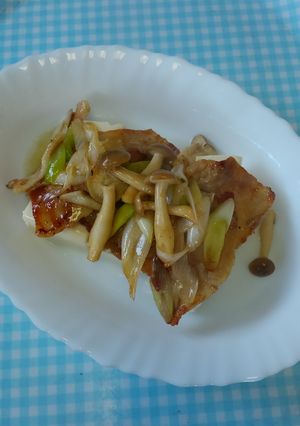 おかずにオススメ！豚バラネギ豆腐♪-レシピのメイン写真