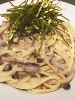 たっぷりキノコの和風クリームパスタ-レシピのメイン写真
