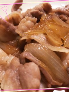 豚バラで簡単にお手軽♡ウチの生姜焼き♡-レシピのメイン写真