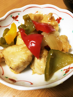 鶏肉とピーマンの甘酢あんかけ-レシピのメイン写真