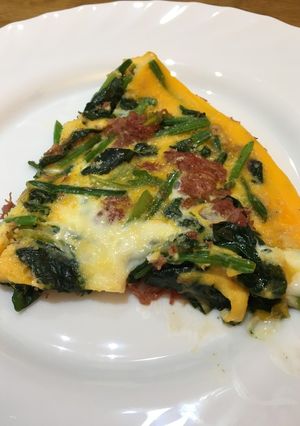ほうれん草とコンビーフの卵とじ-レシピのメイン写真