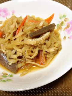簡単!切り干し大根の煮物♡-レシピのメイン写真
