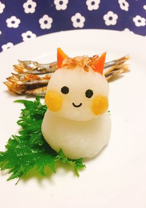 節分♡付け合せに 鬼の大根おろし♡-レシピのメイン写真