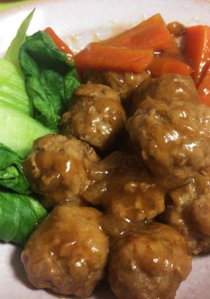 肉団子の甘酢あんかけ-レシピのメイン写真