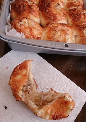 ハムとチーズのちぎりパン-レシピのメイン写真