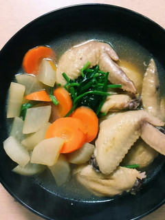 とり手羽先と根菜の煮物-レシピのメイン写真