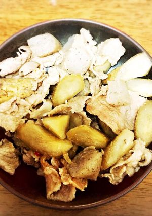 お弁当にも美味しい豚肉と牛蒡の甘辛煮-レシピのメイン写真