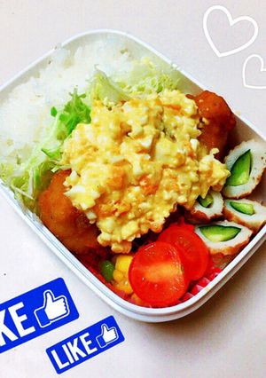 簡単☆余り物でも冷凍でも！チキン南蛮弁当-レシピのメイン写真
