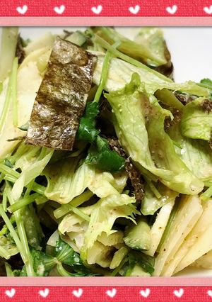 ★三つ葉の消費はサラダが美味しい★-レシピのメイン写真