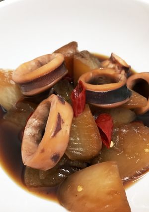 イカと大根のピリ辛煮物-レシピのメイン写真