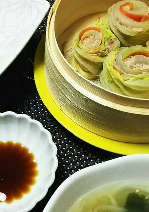 あっさり美味しい白菜と豚肉の年輪巻き-レシピのメイン写真