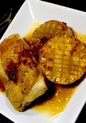 鶏肉と大根の和風ガーリックステーキ-レシピのメイン写真