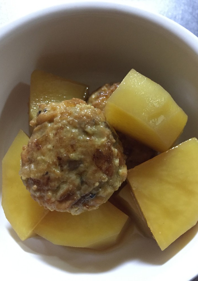 新じゃがと野菜たっぷりのつくねの煮物⭐︎-レシピのメイン写真
