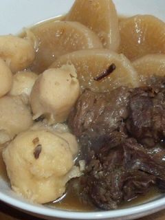牛筋肉の煮込み-レシピのメイン写真