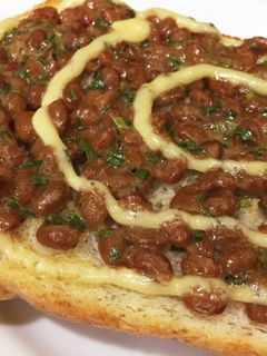 忙しい朝にネバネバ納豆トースト☆-レシピのメイン写真