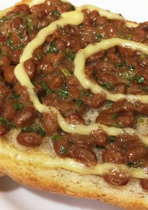 忙しい朝にネバネバ納豆トースト☆-レシピのメイン写真