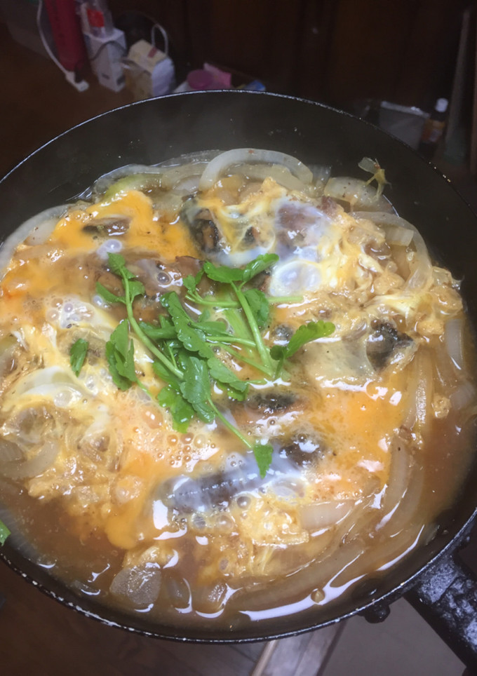 さんまの蒲焼缶の卵とじ-レシピのメイン写真