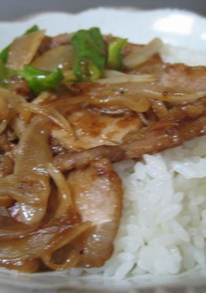 うまめ★豚しょうが焼きごはん-レシピのメイン写真