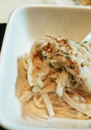 大根サラダ♡隠し味はワサビ醤油♪-レシピのメイン写真