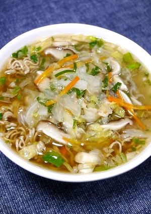 簡単！五目餡かけ蕎麦はじめました-レシピのメイン写真