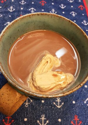 ココアのチョコホイップ乗せ-レシピのメイン写真