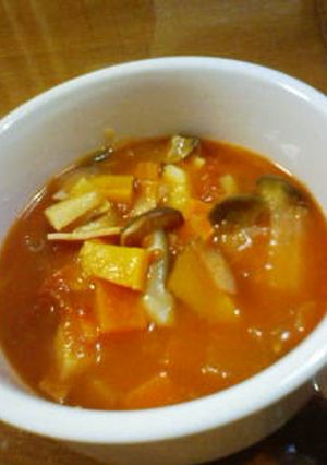 残り野菜どうしてます？うちはトマトスープ-レシピのメイン写真