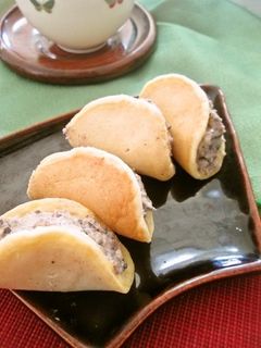 白玉粉入りのもちもちミニどら焼き-レシピのメイン写真