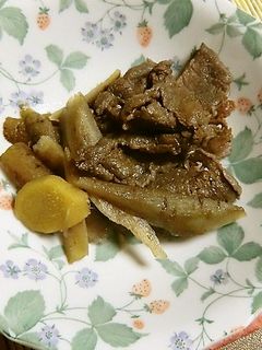 作り置きなら、ゴボウと牛薄切りの煮つけを-レシピのメイン写真