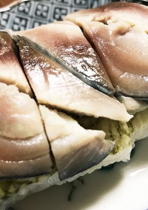 マジ手抜き！残りしめ鯖で鯖寿司-レシピのメイン写真