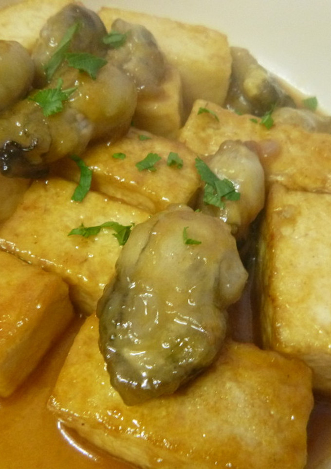 簡単♪牡蠣と豆腐のとろみ炒め-レシピのメイン写真